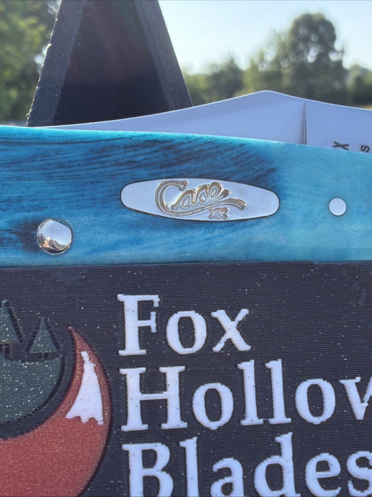 CASE XX 2025 SAWCUT CARRIBEAN BLUE BONE 61953L SS RUSSLOCK KNIFE