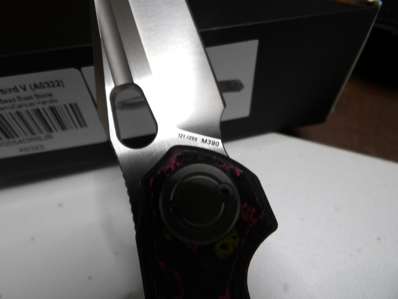 New Vosteed 4th Anniversary Thunderbird V vanchor lock Knife Ultimate warrior CF