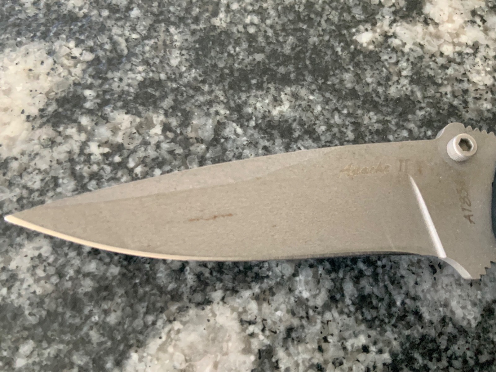 CRKT Apache 2 Plain Blade (ATS 34) Knife