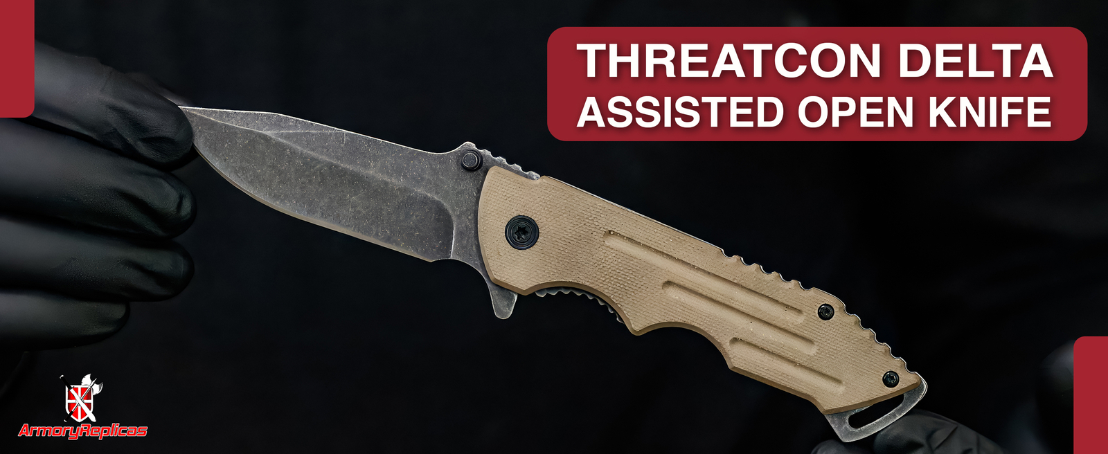 Outdoor TActical Survival Foldable Pocket Knife Threatcon Delta Camping Hunting