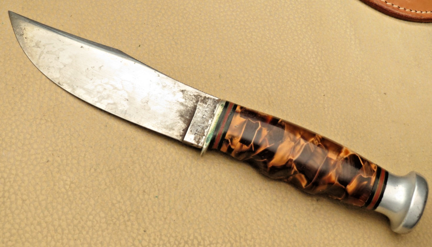 Antique 1920’s to WWII KA-BAR UNION CUTLERY Hunting Knife Great Handle – Unused