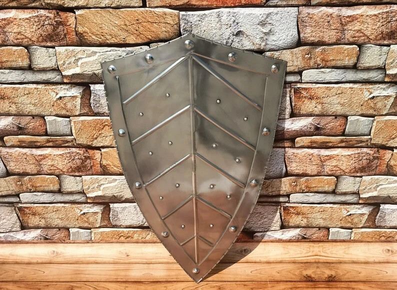 28″ Medieval Pointed Leaf Shield An Authentic Warrior Armor Gift For Christmas