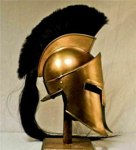 Spartan 300 king Leonidas helmet plume Greek helmet Larp Replica home decorative