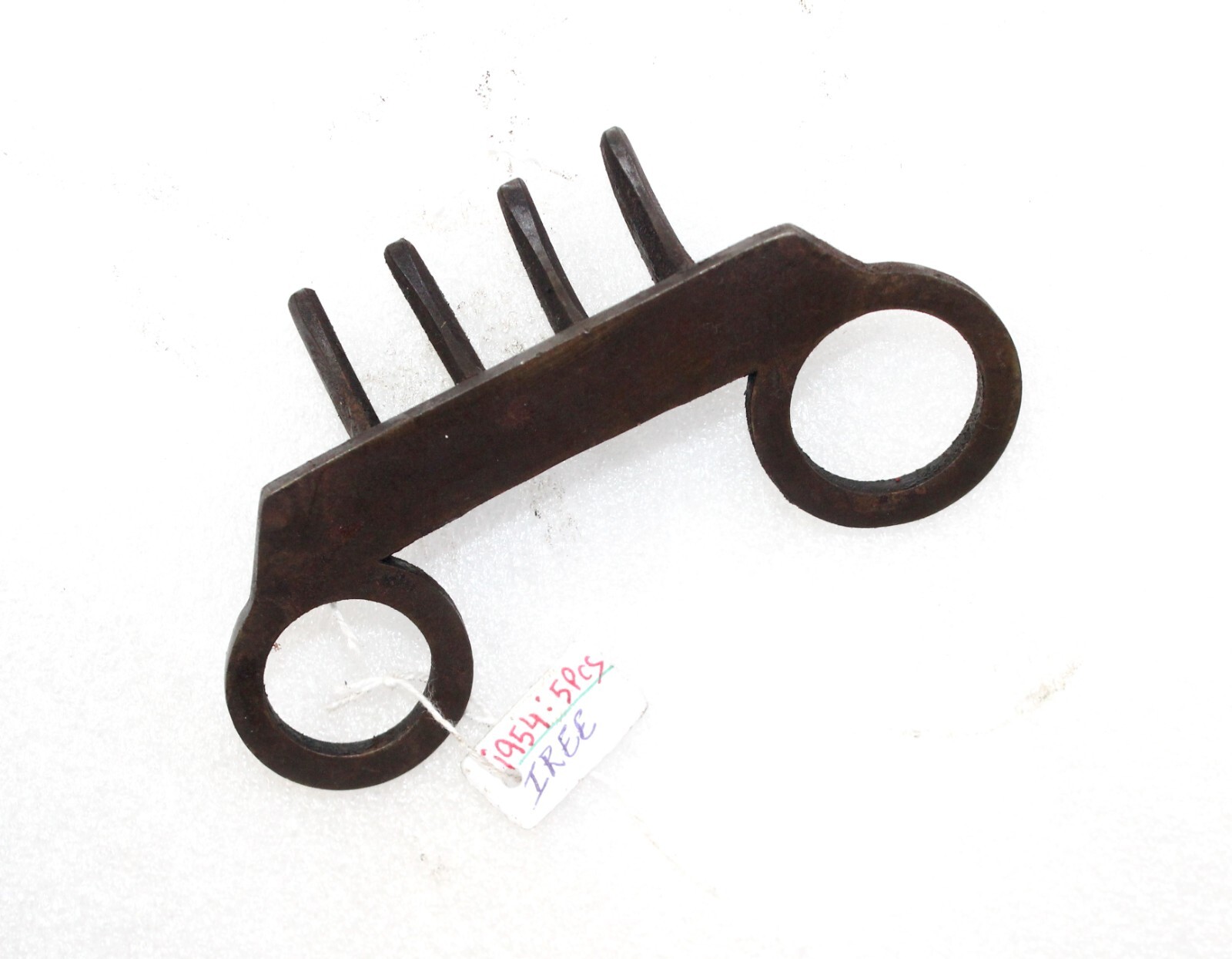 Claw Dagger Bagh Nakh Vagh Nakh Maratha India Hand Forged Steel Right Hand i954N