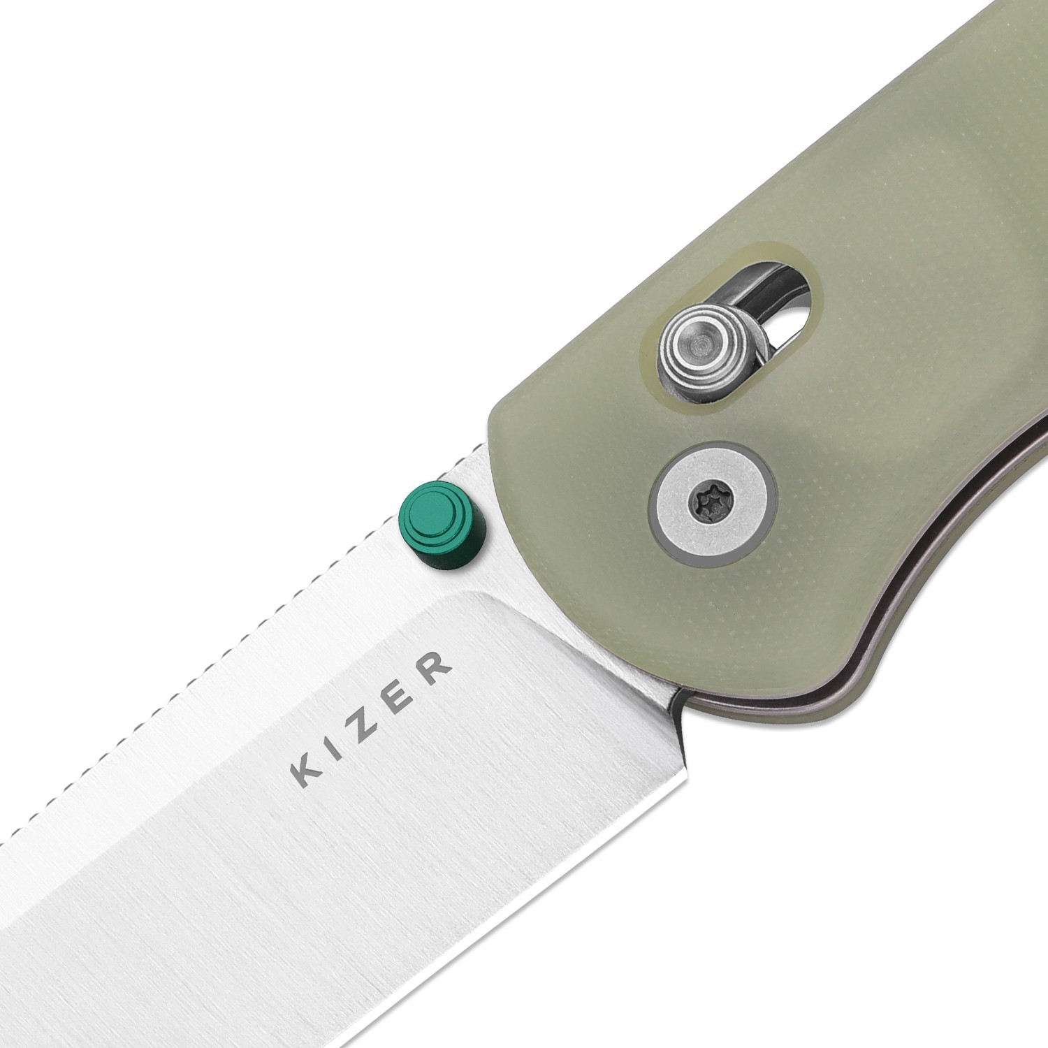 Kizer Drop Bear Folding Pocket Knife Nitro-V Blade GID G10 Handle V3619A20