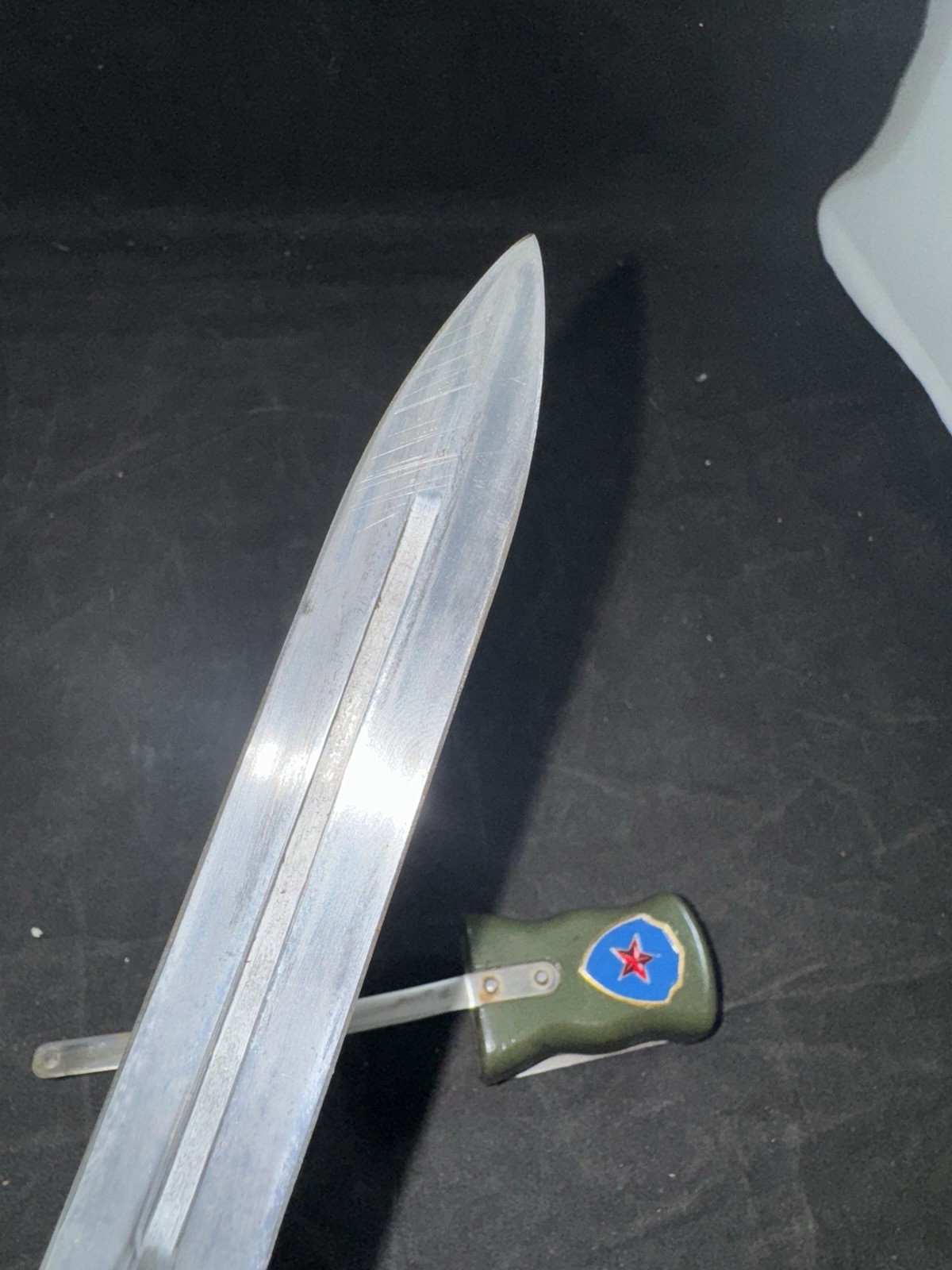 CHINESE PRC POLICE DAGGER RETRACTABLE BLADE Safety Knife Rare