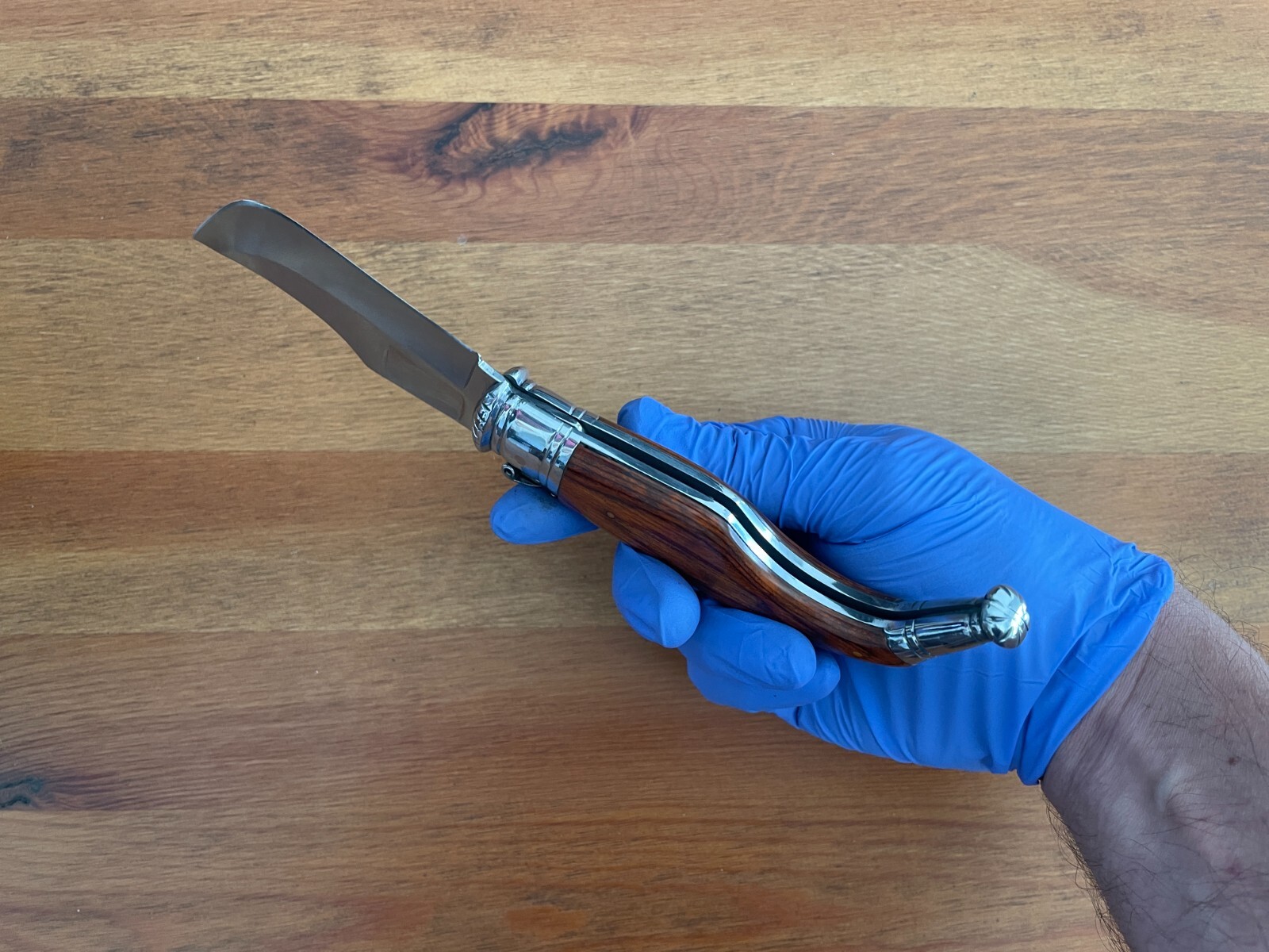3.5” Spanish Navaja Capaora Pocket Knife Red Stamina Wood – USA seller