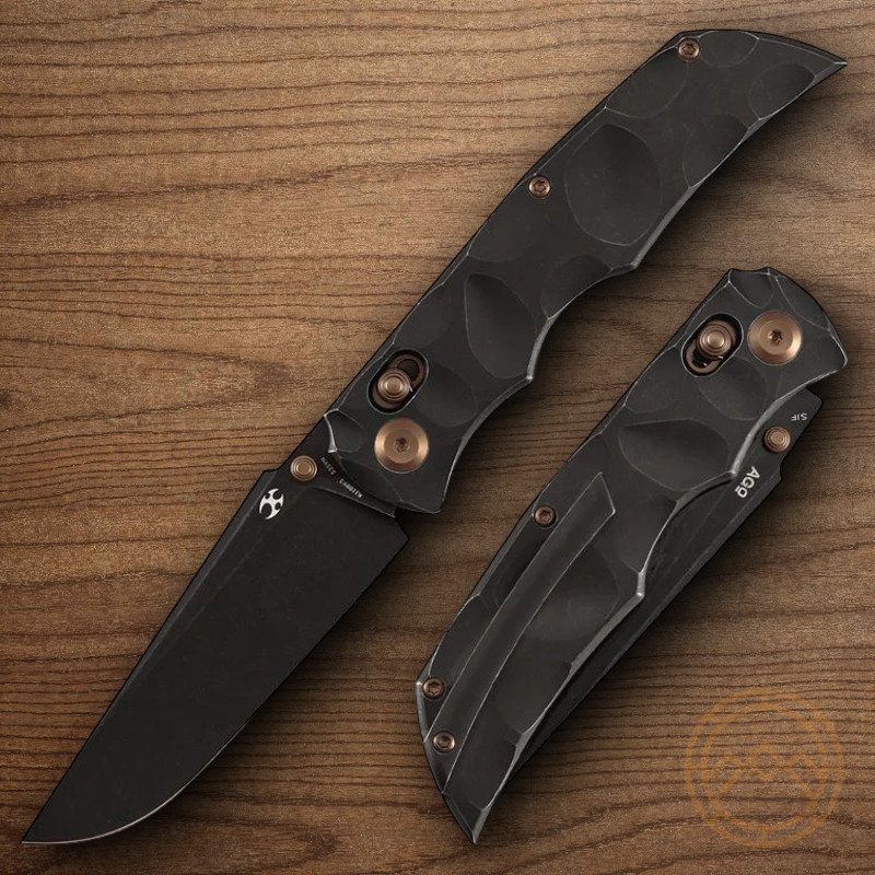 Kansept Knives SIF Folding Knife 3.75″ CPM S35VN Steel Blade Titanium Handle