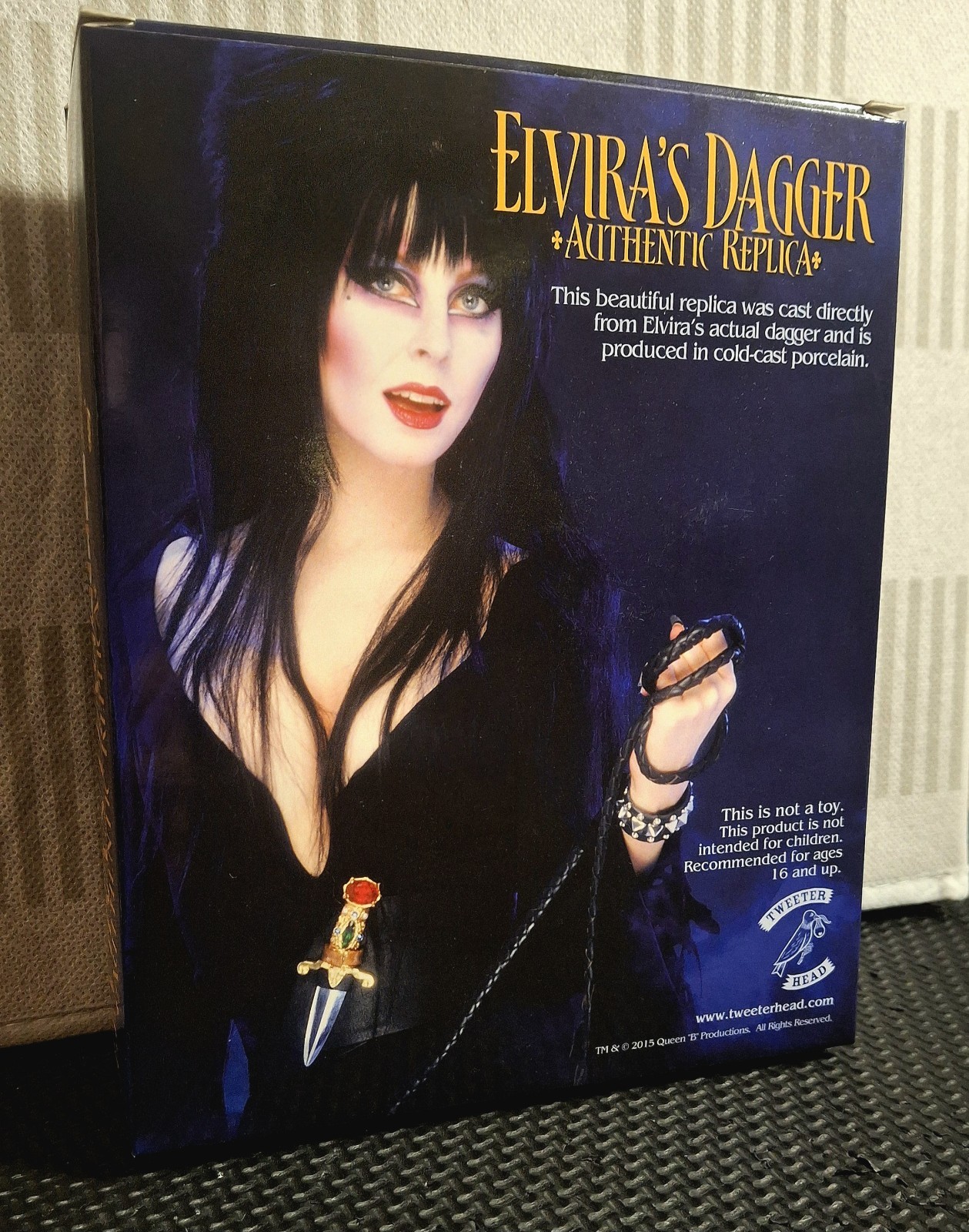 Tweeterhead Elvira Mistress of the Dark Authentic Dagger Reproduction 2015