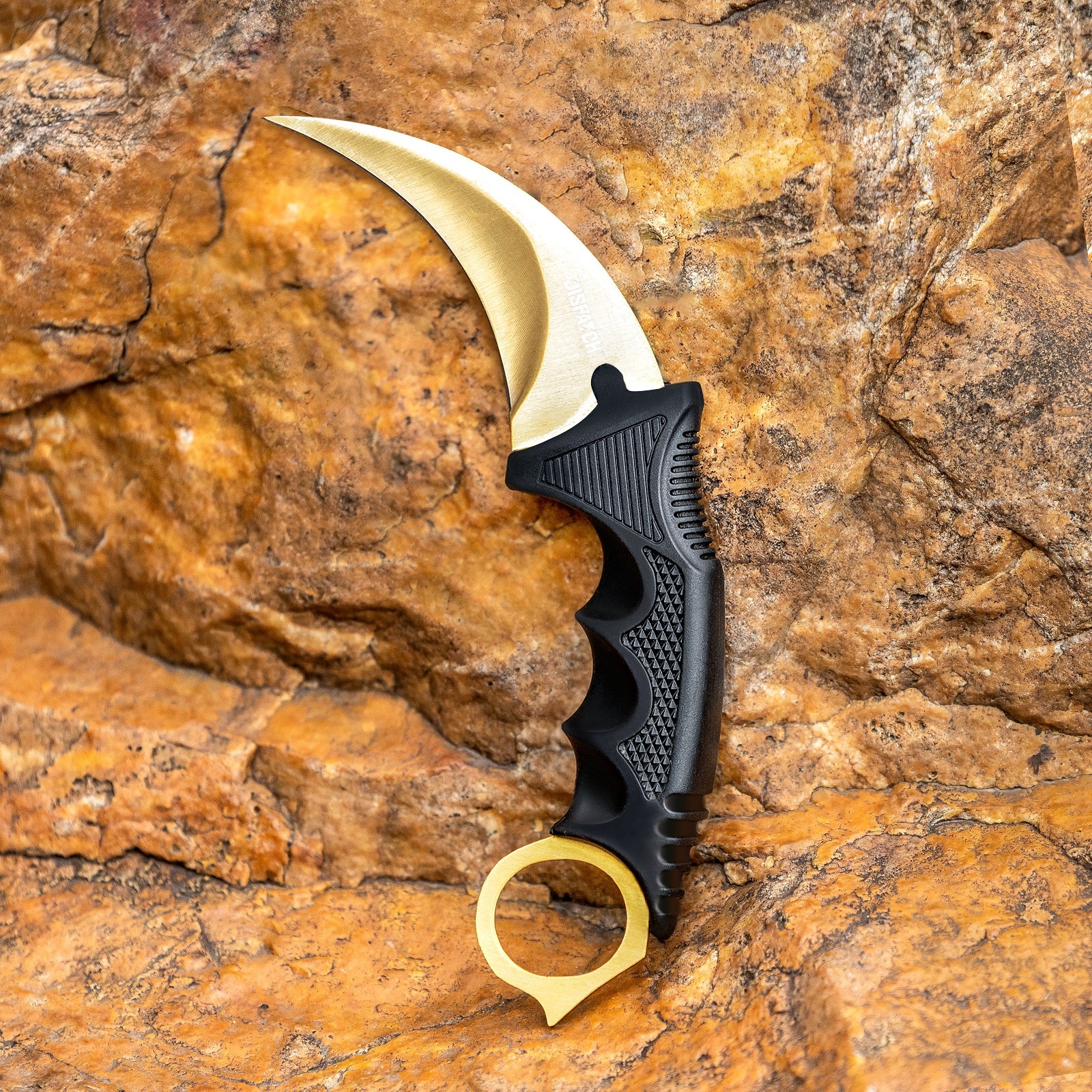 7.5″ Military Combat Tactical Karambit Fixed Blade Neck Knife withSheath Black