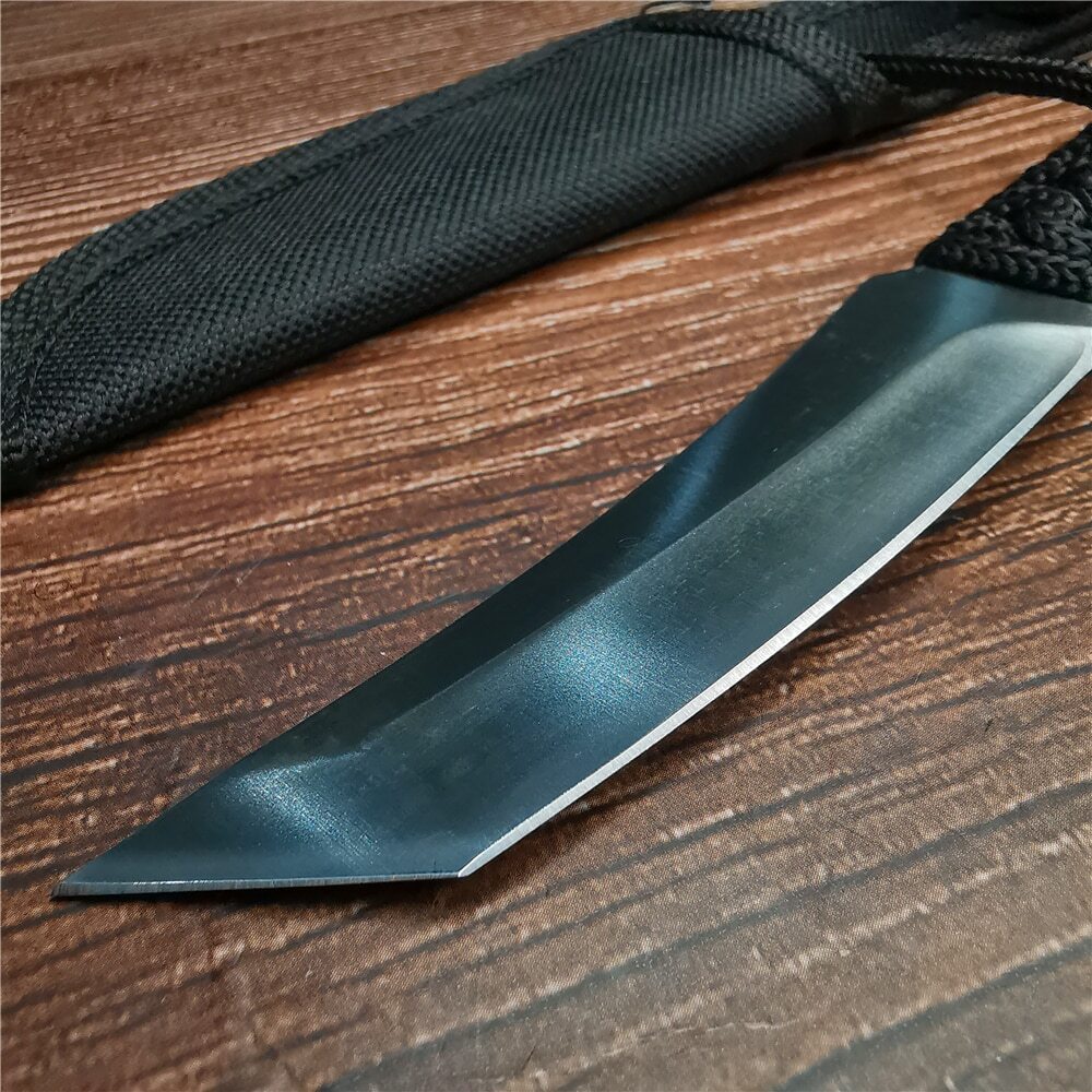 Outdoor mountaineering camping tactical hunting stainless steel hunting knife