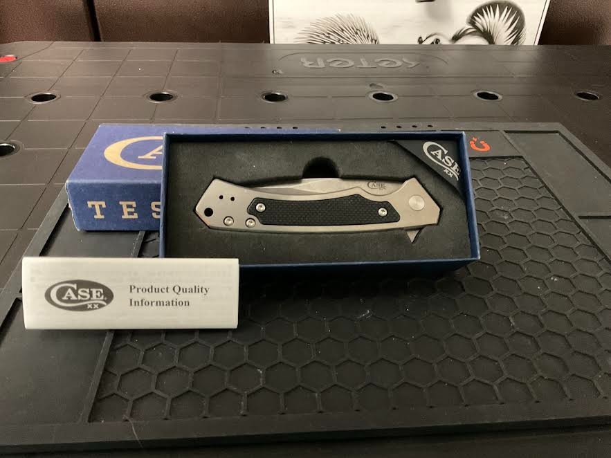 CASE XX KNIVES MARILLA – TITANIUM W/BLACK G-10 INLAY MARILLA S35VN (25898) 1/250