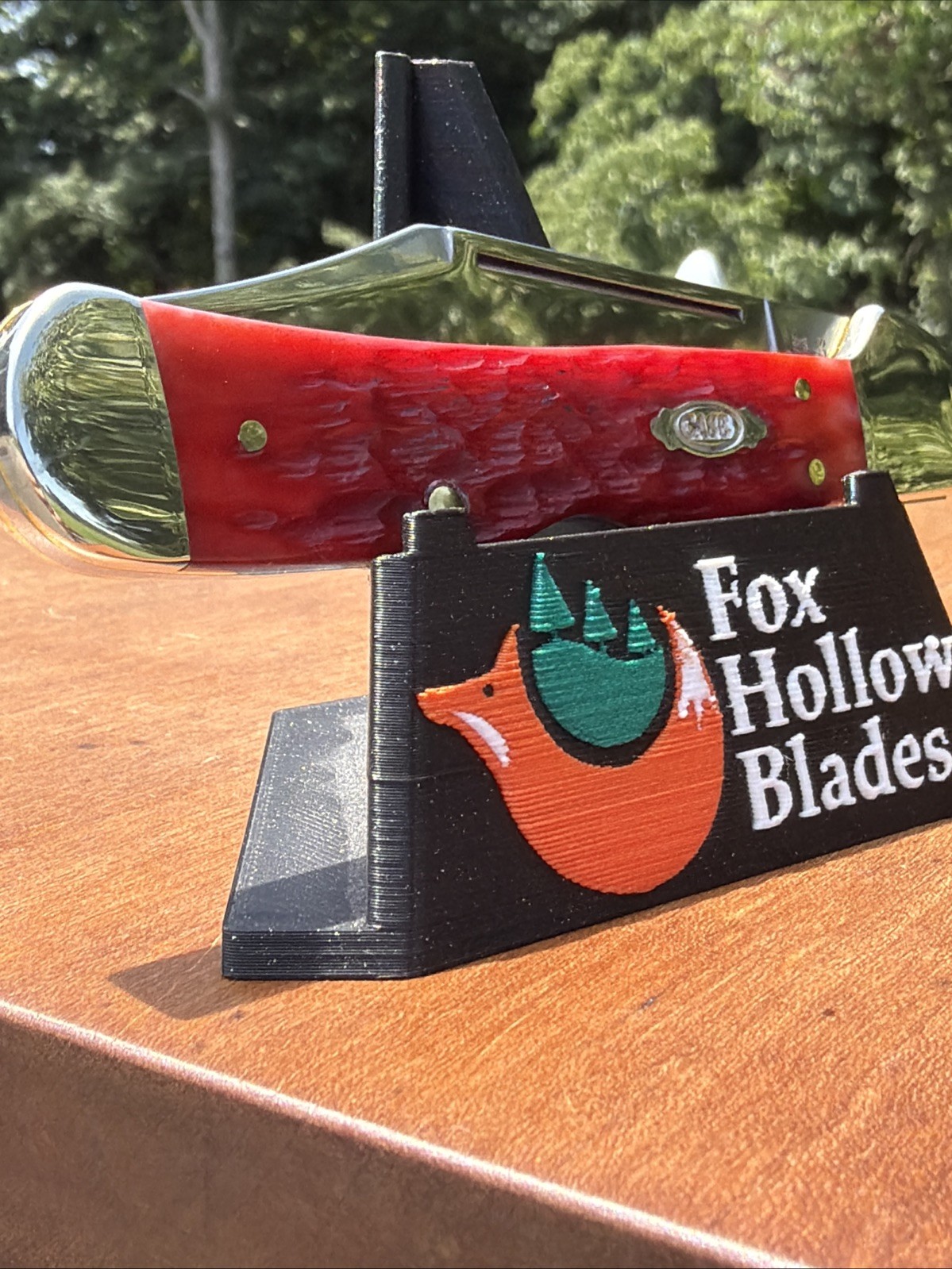 Case XX 2026 Dark Red Peach Seed Jig Bone 61549L CS Copperlock Knife