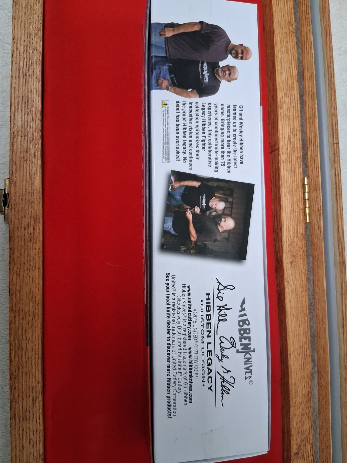 GIL HIBBEN’s LEGACY III FIGHTER Knife with Sheath & Box! NEW Condition!! 12 1/2″