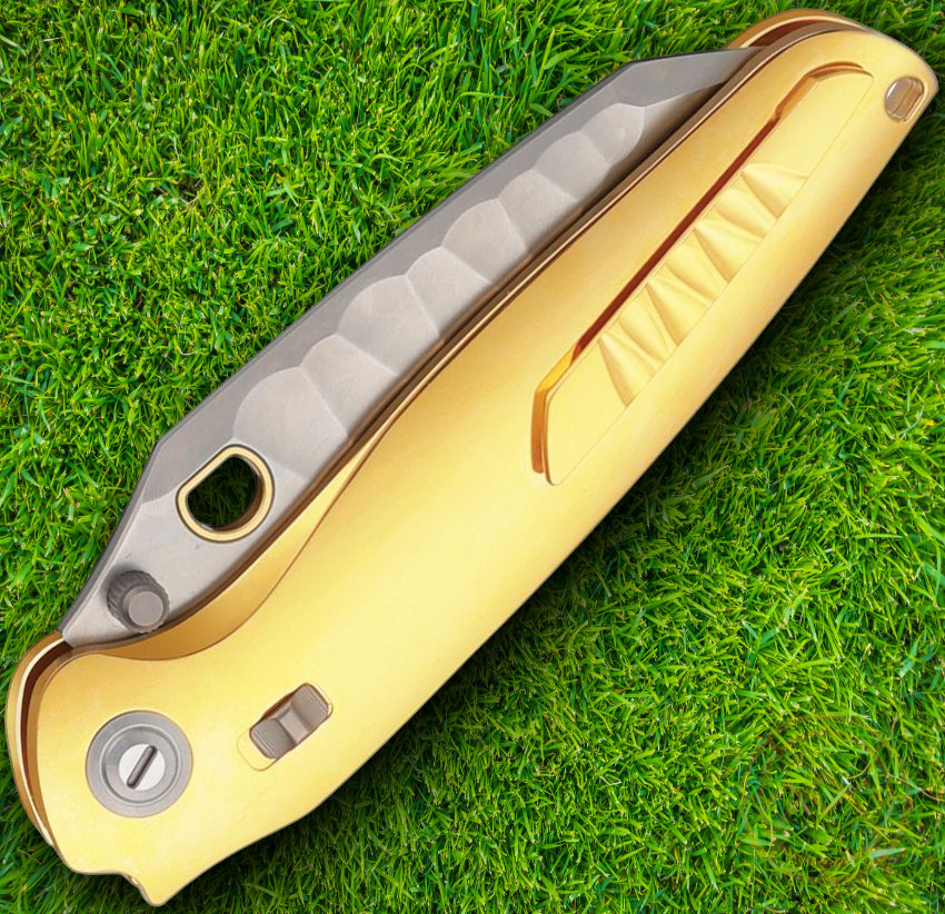 Ketuo Dirty Bird Folding Knife 3.75″ Bohler M390 Steel Blade Titanium Handle