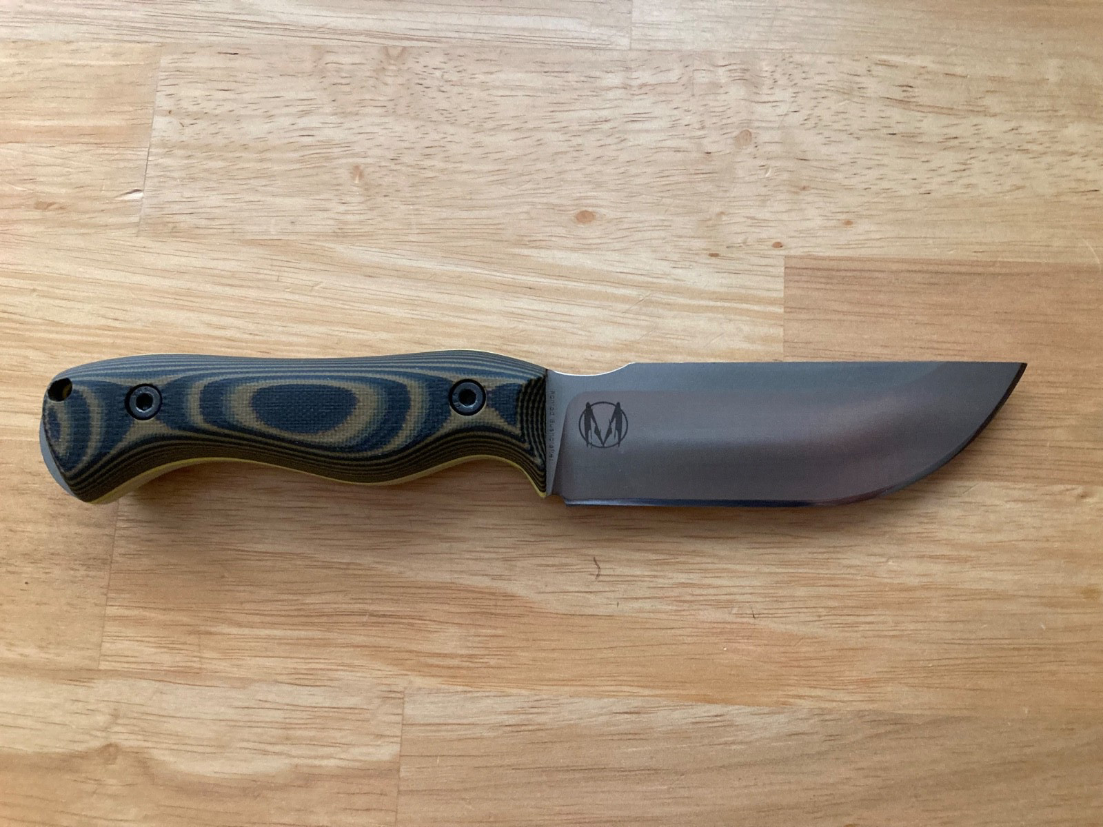 Work Tuff Gear Nomad Bushcrafter Sabre Grind Stinger Yellow Camo Grip NEW K329