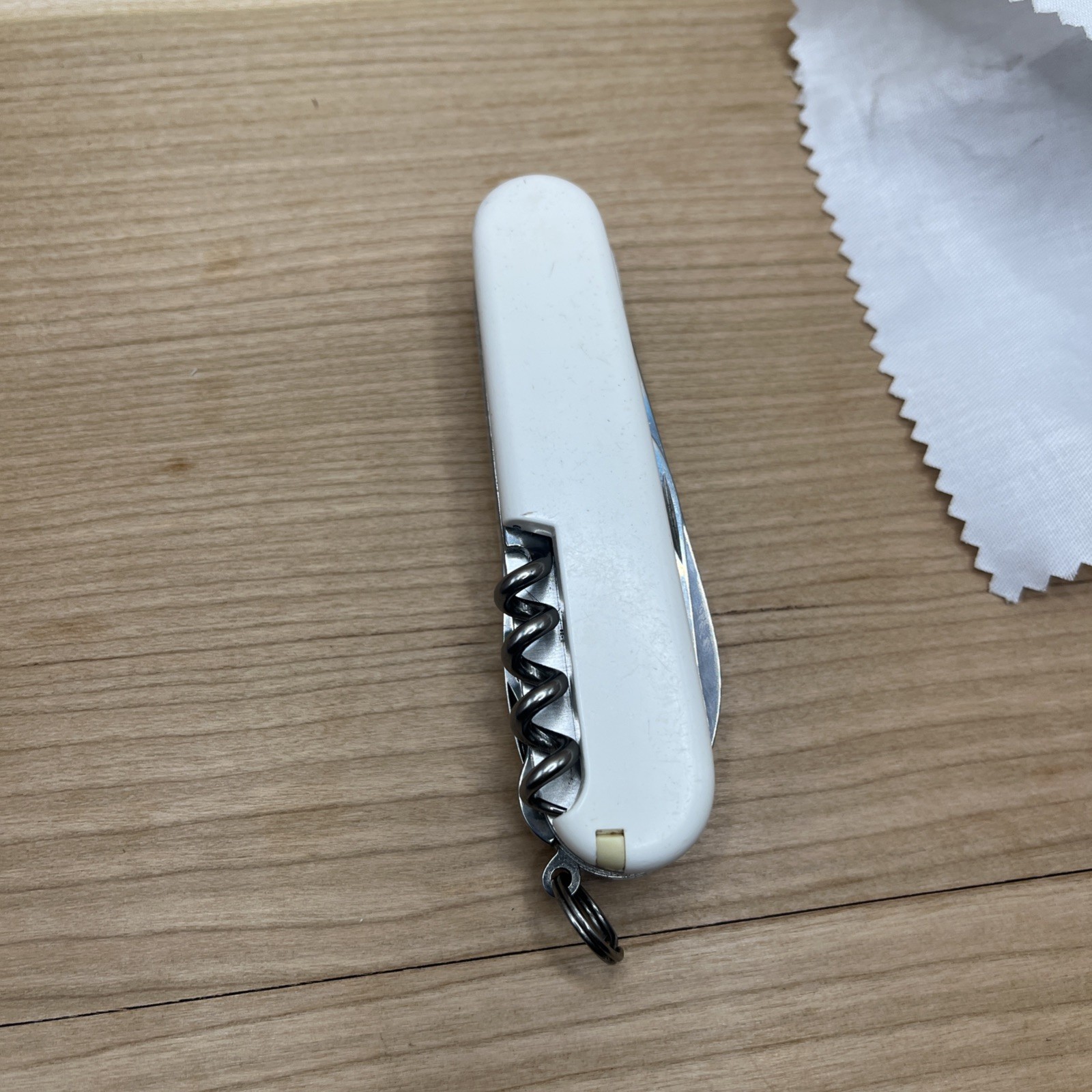White Victorinox Swiss Army Huntsman Knife Multi Tool! US Seller Combined Ship
