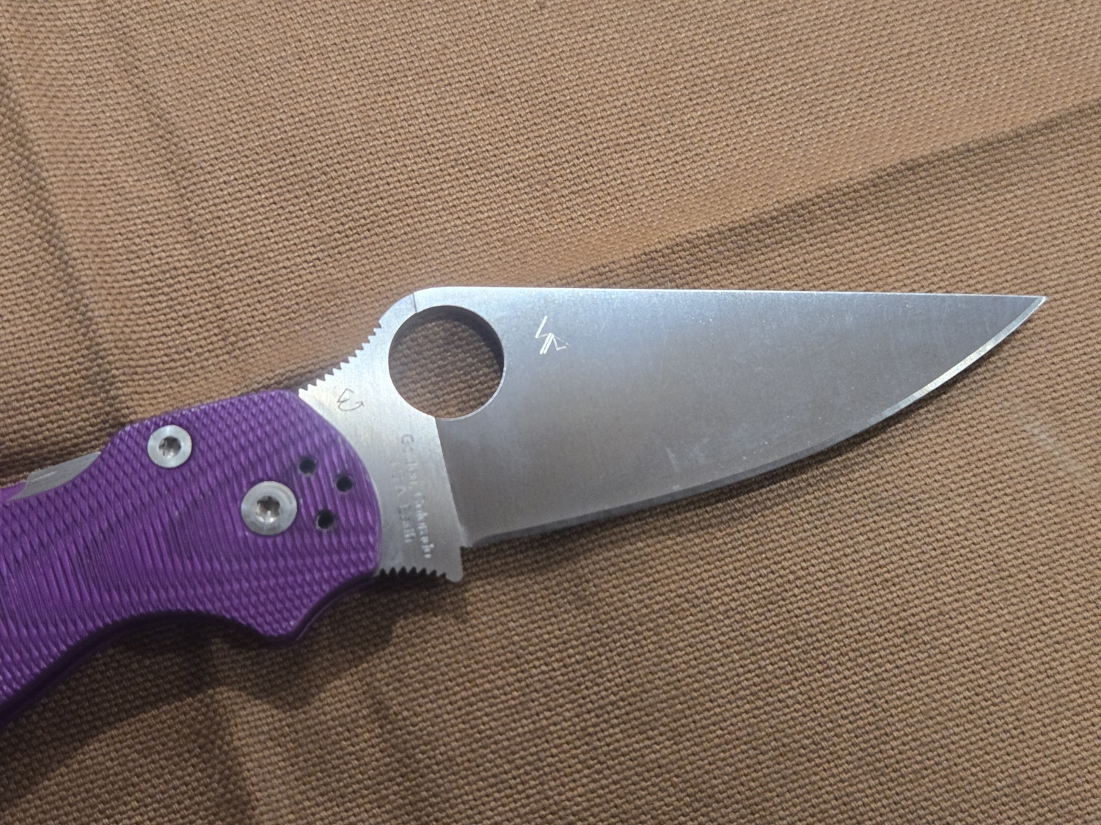 Spyderco Paramilitary 2 Aluminum Purple BD1N C81ALPPR2 Blade HQ Exclusive