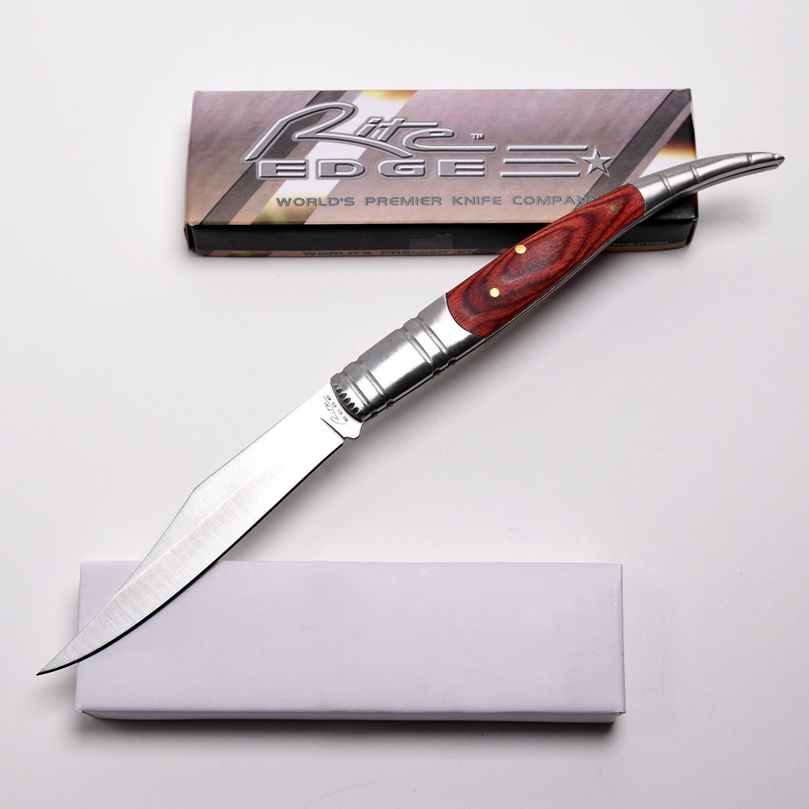 Spanish Toothpick 5″ Paring Fruit Knife Folding Pocket Wood Handle NEW