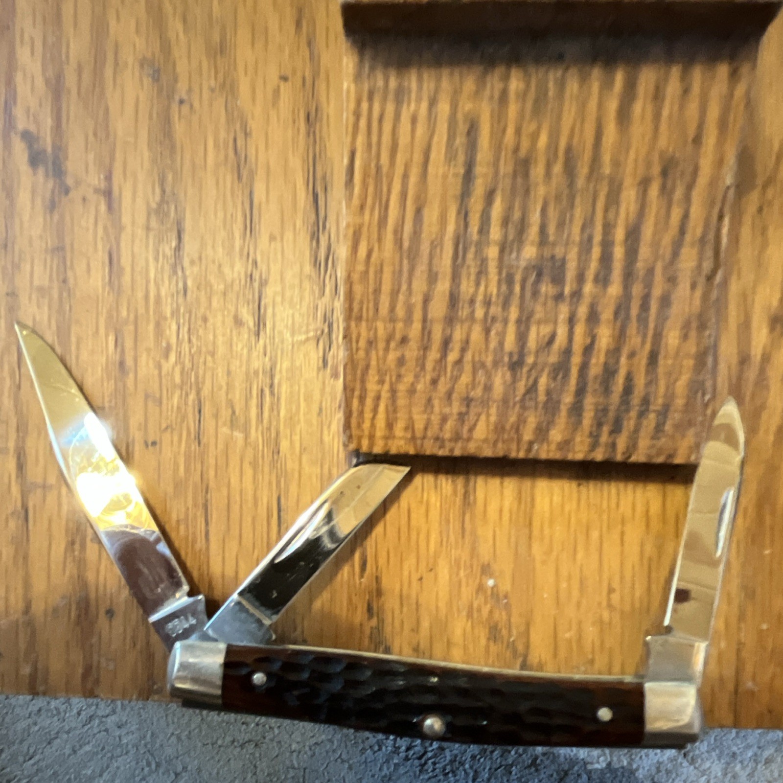 Case Stockman 6344 3 Blade Pocketknife Brown Jigged Bone SS Slipjoint