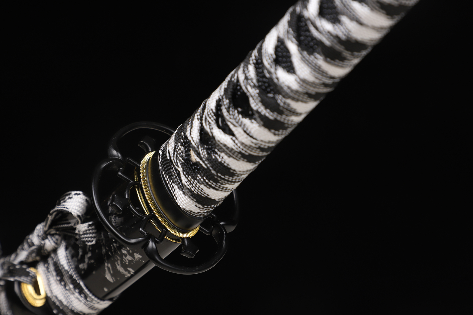 Polished Japanese Katana Samurai Sword Full Tang 9260 Spring Steel Razor Sharp
