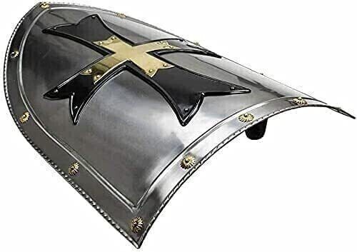 Medieval Armor Crusader Templar Shield 18G Mild Steel Handmade Viking Shield