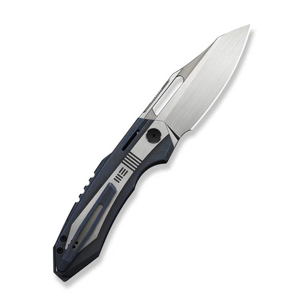 WE Knife Bogey 1/210 23088-3 Satin & Blue Titanium M390 Stainless Steel Knives