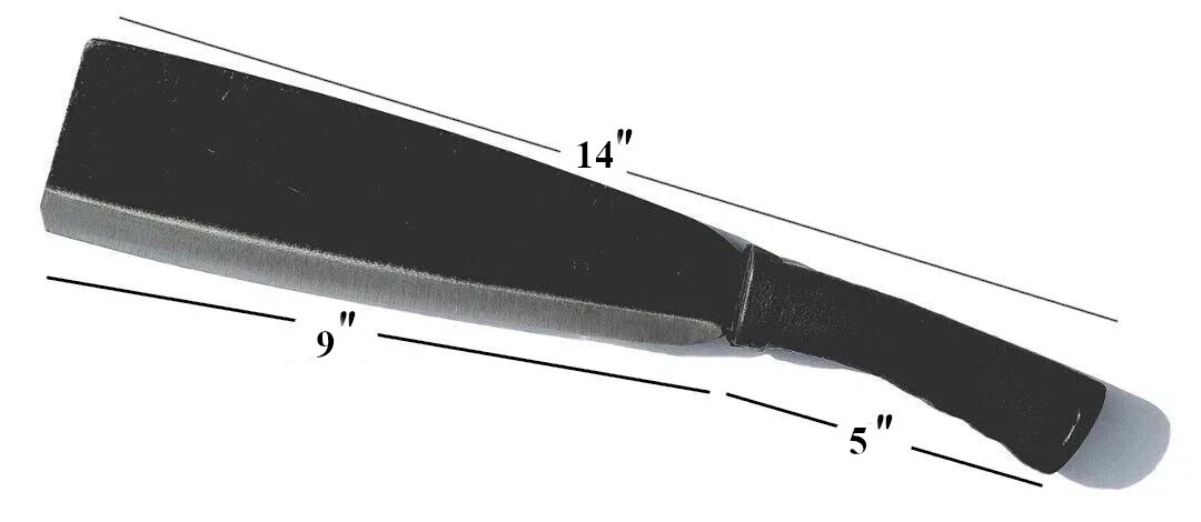 CARBON STEEL BILLHOOK SICKLE MACHETE FOR CLEARING AND HARVESTING YARD TOOL