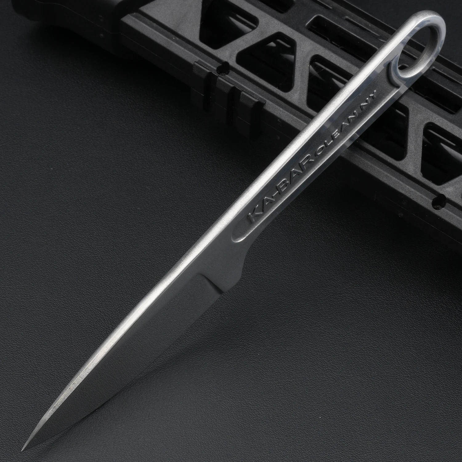 Tactical Full Tang 7.3” High Hardness Fixed Blade Knife with Kydex Sheath