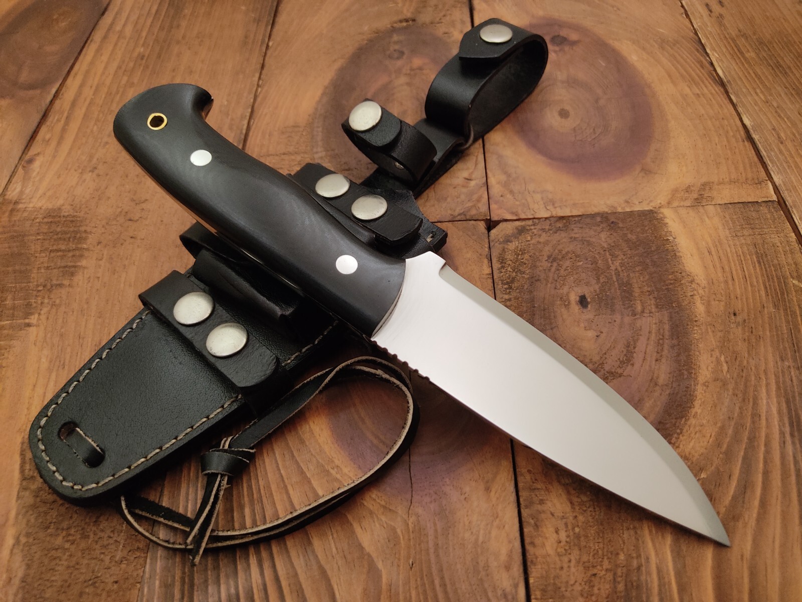 Custom Handmade 1095 High Carbon Steel Knife Scandi Grind Bushcraft Hunting Knif