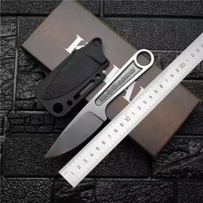 Tactical Full Tang 7.3” High Hardness Fixed Blade Knife with Kydex Sheath
