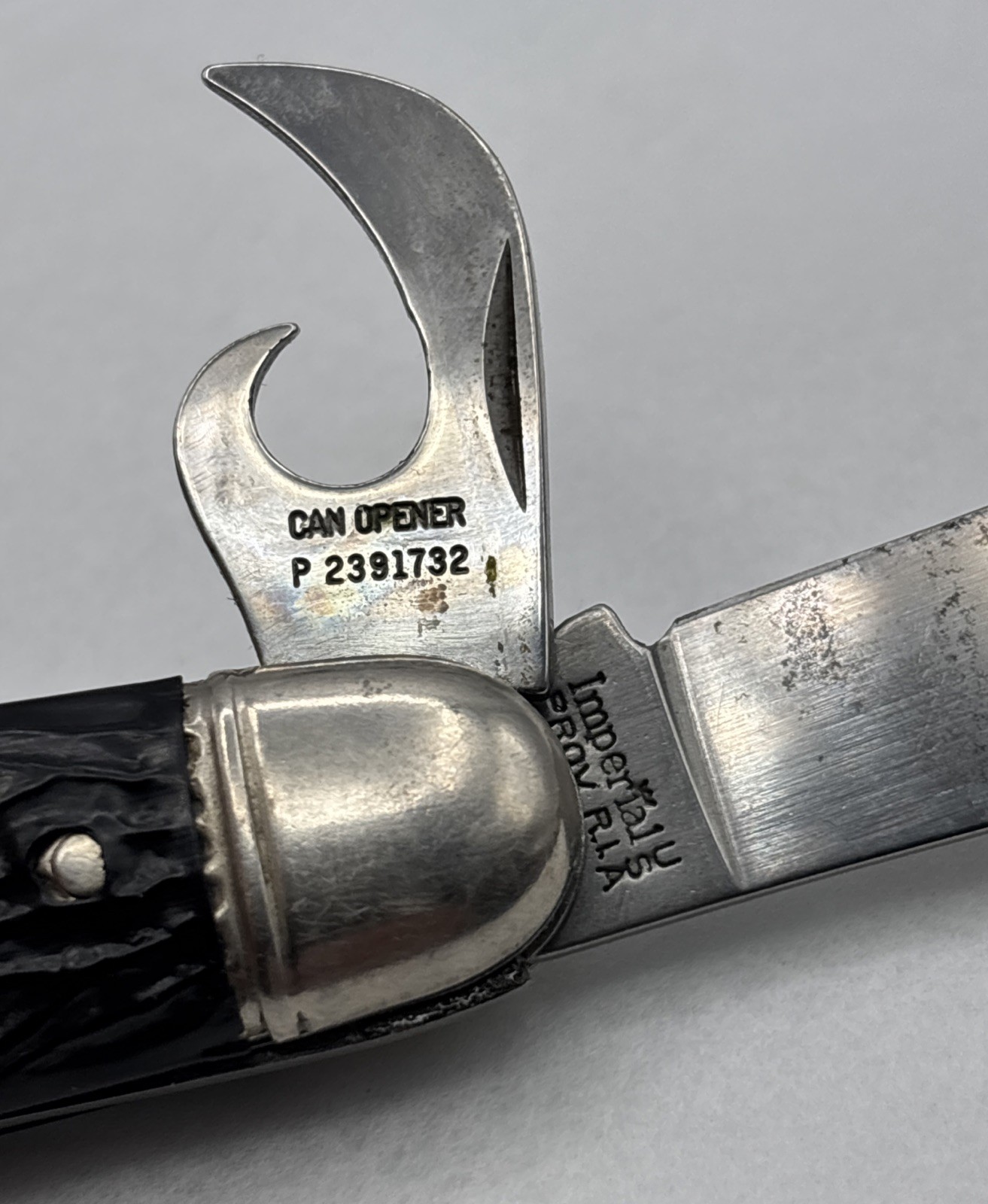 Vintage Imperial Stag Head Series Fixed Blade Hunting Knife & Pocket Knife