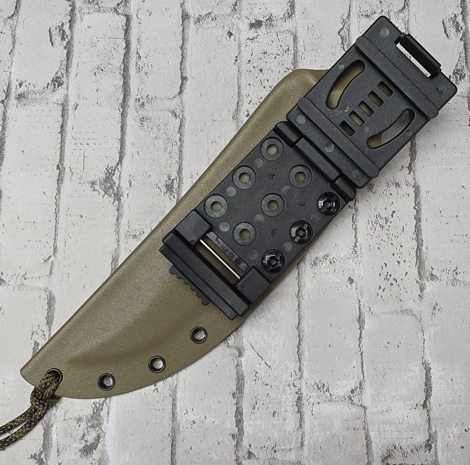 KYDEX SHEATH for KA-BAR 1217 USMC FIGHTING KNIFE, BELT CLIP, HAND MADE, KAKY491