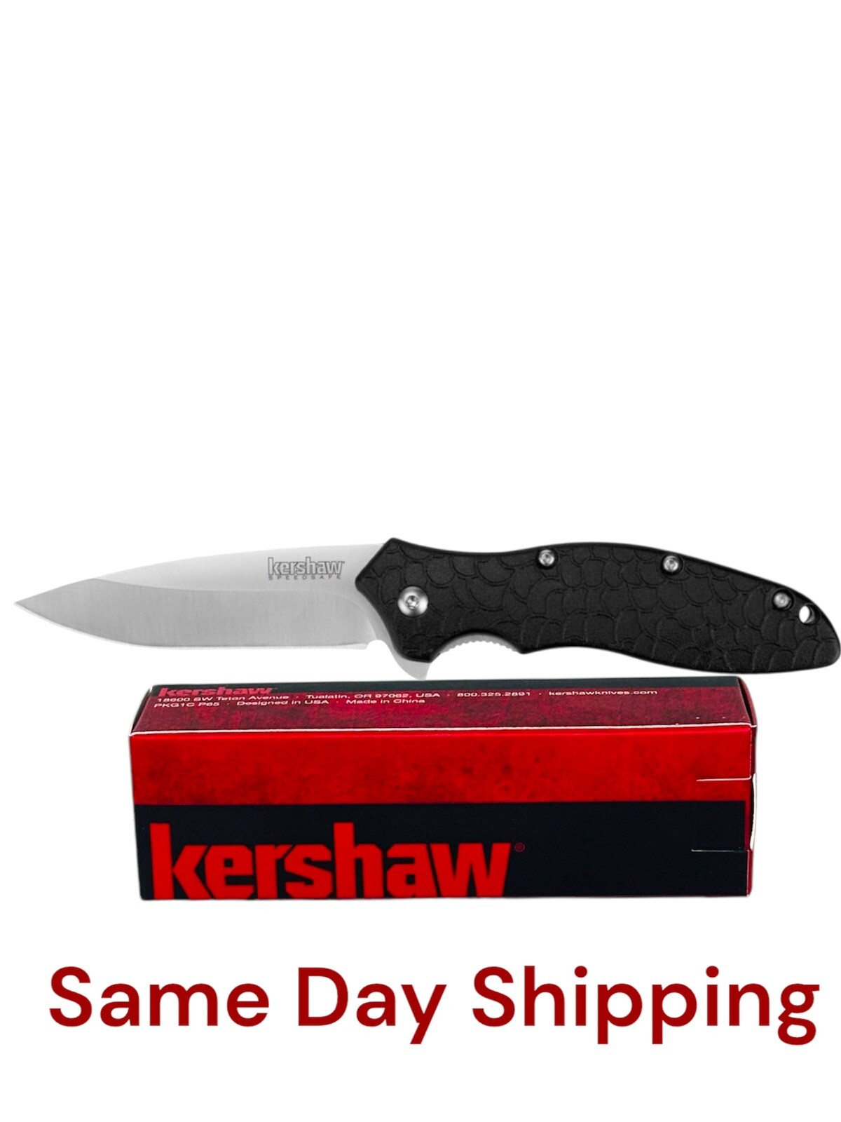 Kershaw Oso Sweet Assisted Opening Knife (3.05″ Satin) 1830 8Cr13MoV Drop Point